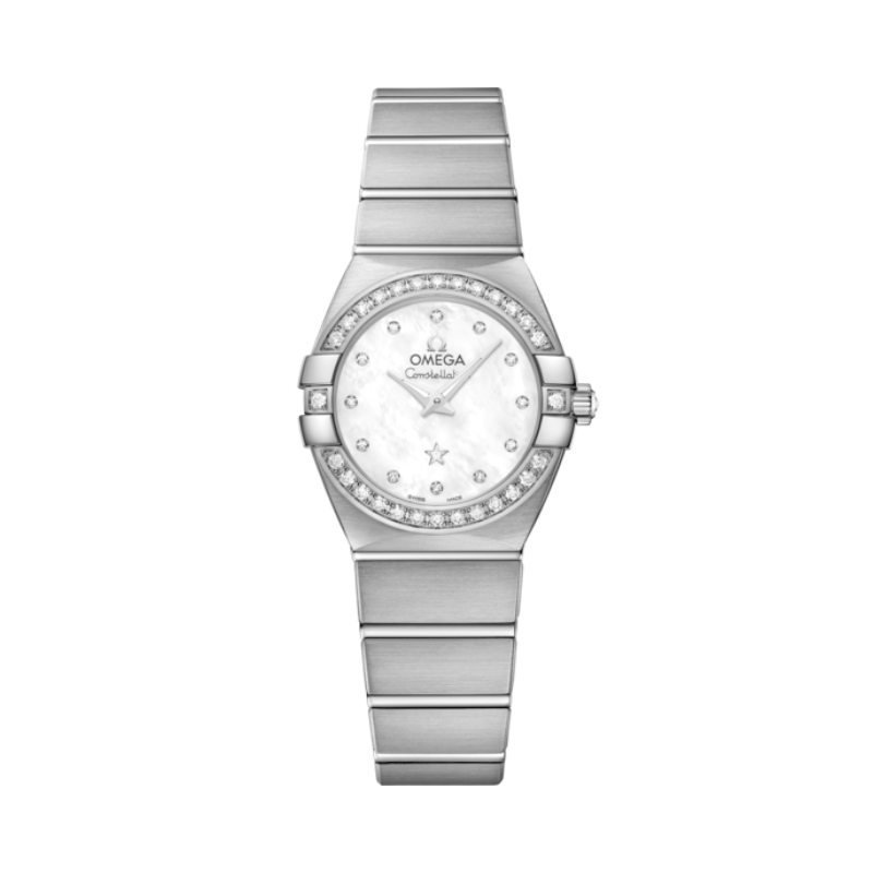 CONSTELLATION 24 MM WHITE GOLD WITH MOTHER OF PEARL DIAL