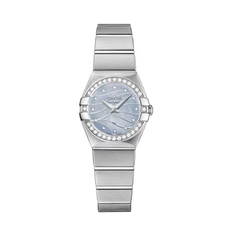 CONSTELLATION 24 MM STAINLESS STEEL WITH BLUE MOTHER OF PEARL DIAL