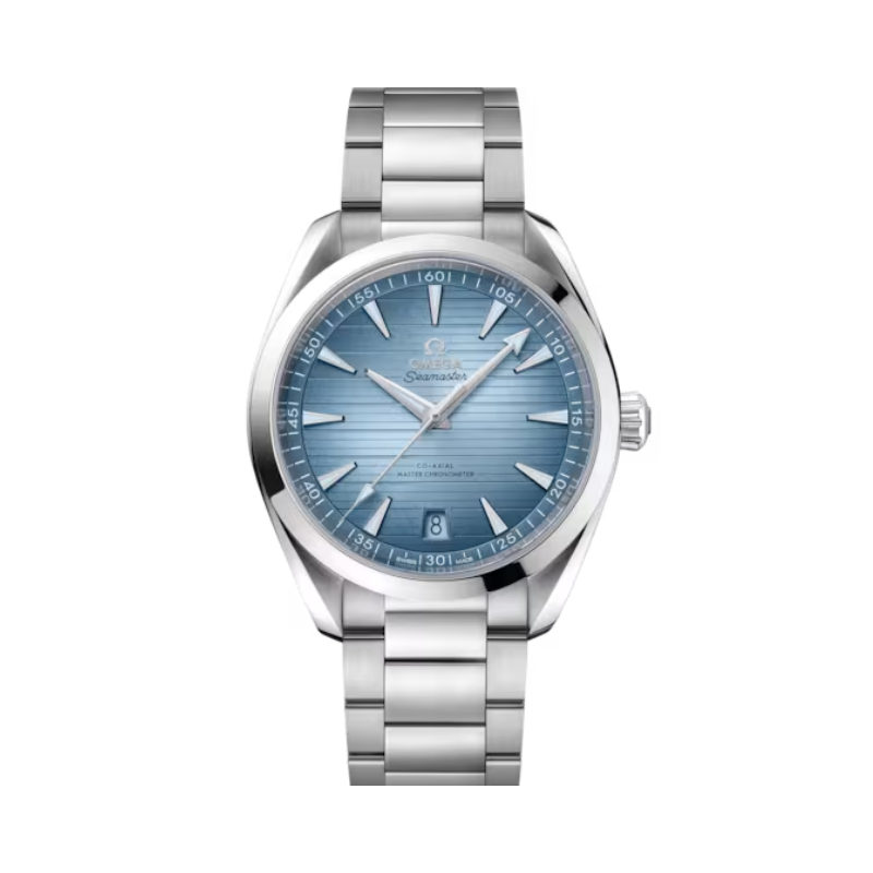 SEAMASTER AQUA TERRA 150M SUMMER BLUE 41 MM STAINLESS STEEL WITH BLUE DIAL