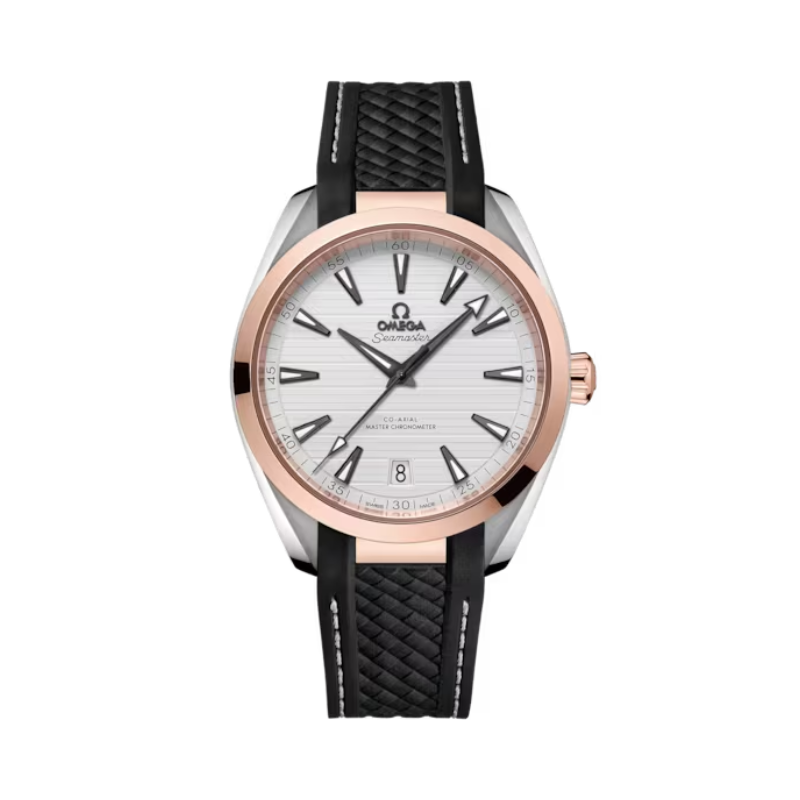 SEAMASTER AQUA TERRA 150M 41 MM STAINLESS STEEL - SEDNA™ GOLD WITH SILVER DIAL