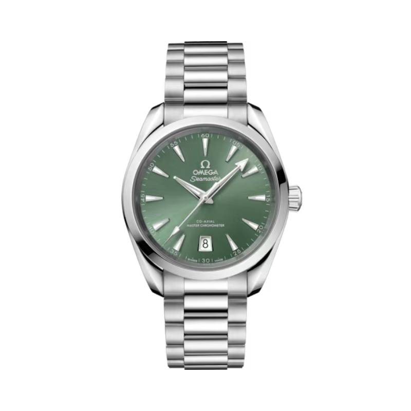 SEAMASTER AQUA TERRA SHADES 38 MM STAINLESS STEEL WITH BAY GREEN DIAL