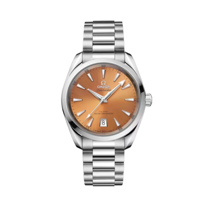 SEAMASTER AQUA TERRA SHADES 38 MM STAINLESS STEEL WITH SAFFRON DIAL