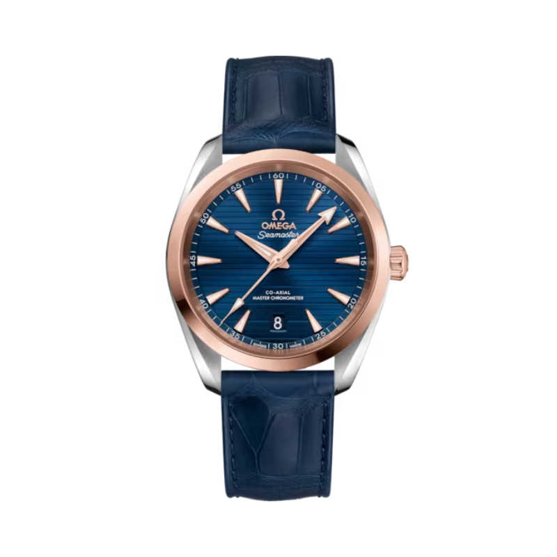 SEAMASTER AQUA TERRA 150M 38 MM STAINLESS STEEL - SEDNA™ GOLD WITH BLUE DIAL