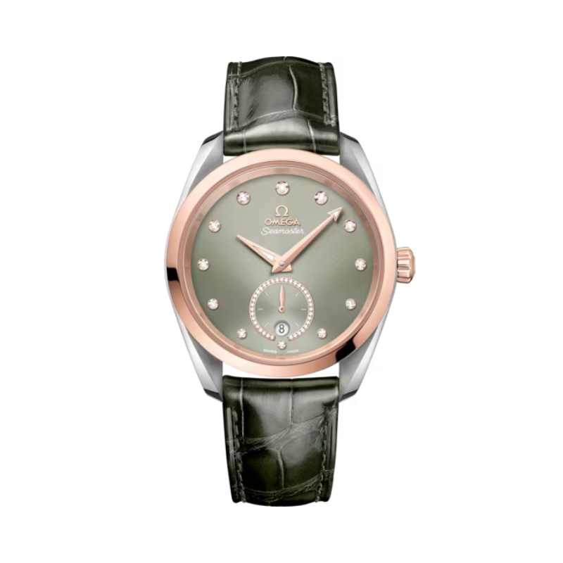 SEAMASTER AQUA TERRA 150M 38 MM STAINLESS STEEL - SEDNA™ GOLD WITH GREEN DIAL