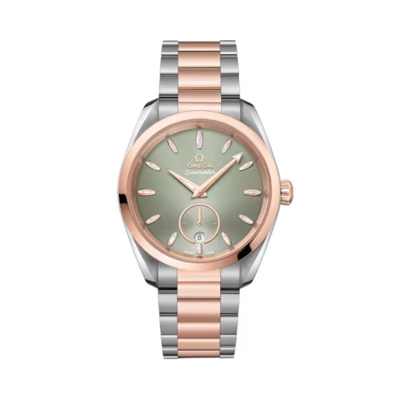 SEAMASTER AQUA TERRA 150M 38 MM STAINLESS STEEL - SEDNA™ GOLD WITH GREEN DIAL