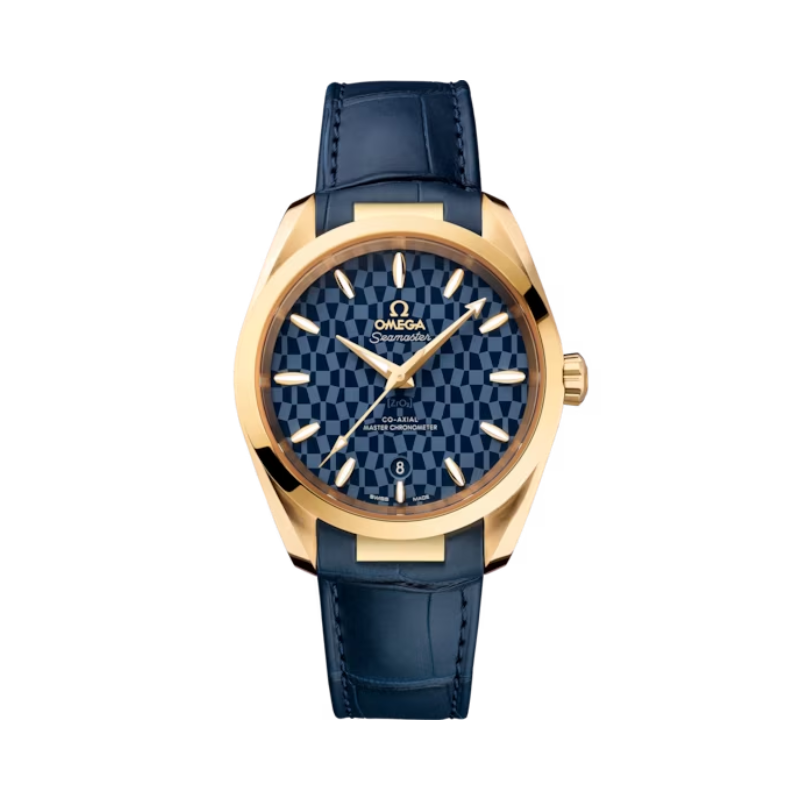SEAMASTER AQUA TERRA 150M TOKYO 2020 38 MM YELLOW GOLD WITH BLUE DIAL
