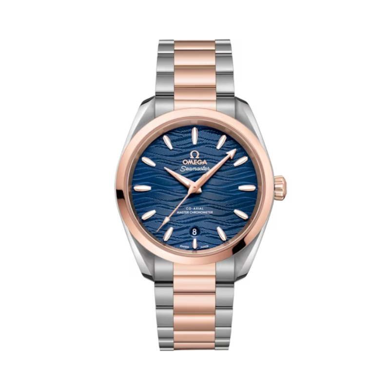 SEAMASTER AQUA TERRA 150M 38 MM STAINLESS STEEL - SEDNA™ GOLD WITH BLUE DIAL