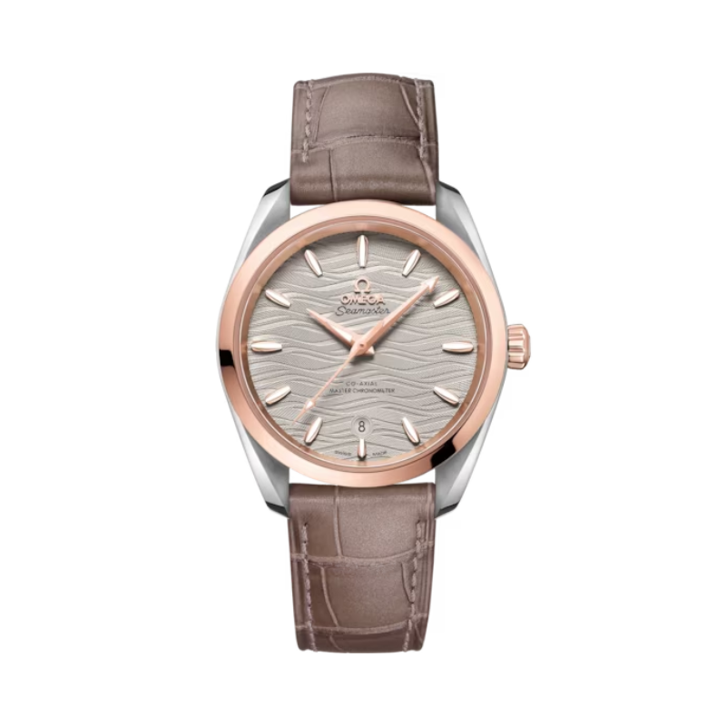 SEAMASTER AQUA TERRA 150M 38 MM STAINLESS STEEL - SEDNA™ GOLD WITH GREY DIAL