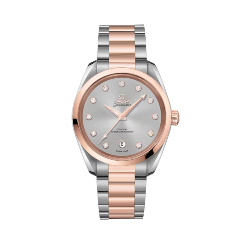 SEAMASTER AQUA TERRA 150M 38 MM STAINLESS STEEL - SEDNA™ GOLD WITH GREY DIAL