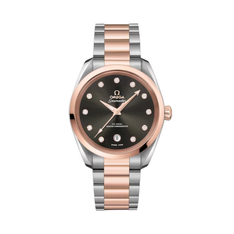 SEAMASTER AQUA TERRA 150M 38 MM STAINLESS STEEL - SEDNA™ GOLD WITH GREY DIAL