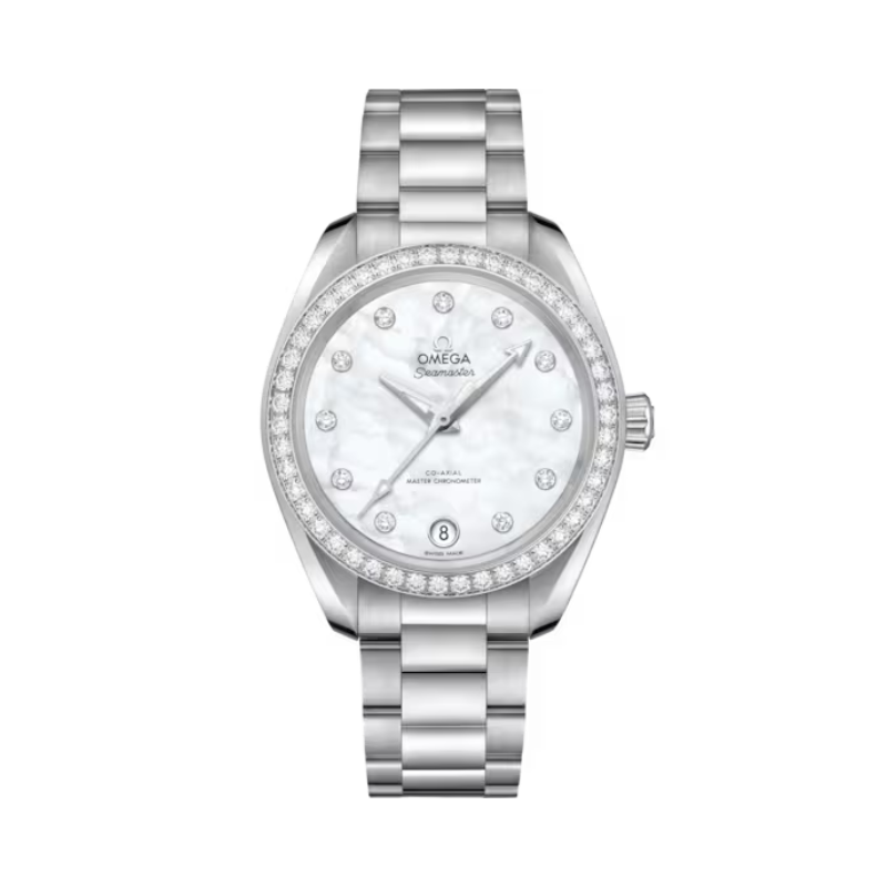 SEAMASTER AQUA TERRA 150M 34 MM STAINLESS STEEL WITH MOTHER OF PEARL DIAL