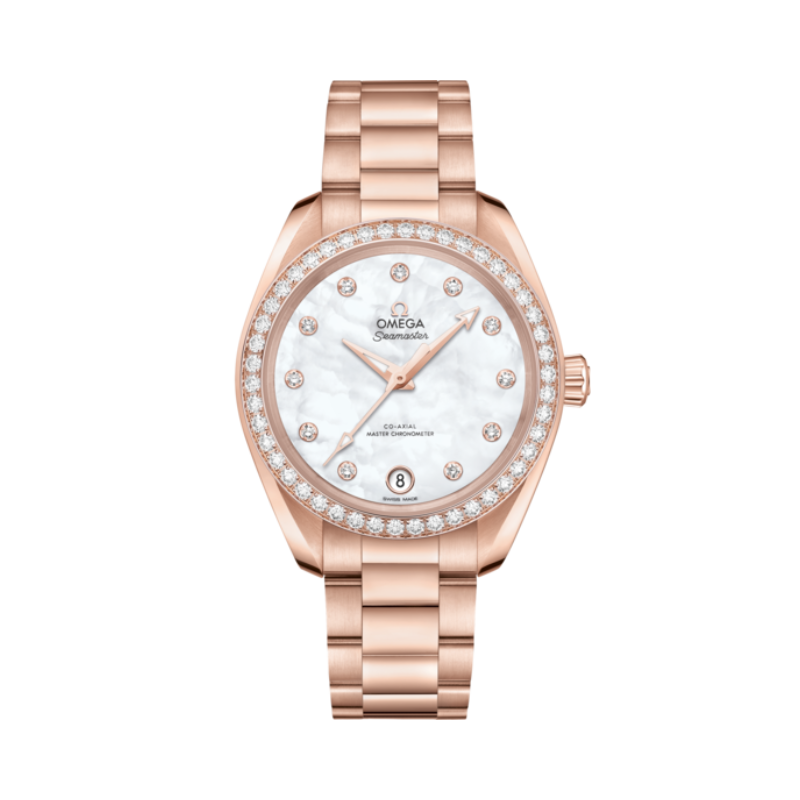 SEAMASTER AQUA TERRA 150M 34 MM SEDNA™ GOLD WITH MOTHER OF PEARL DIAL
