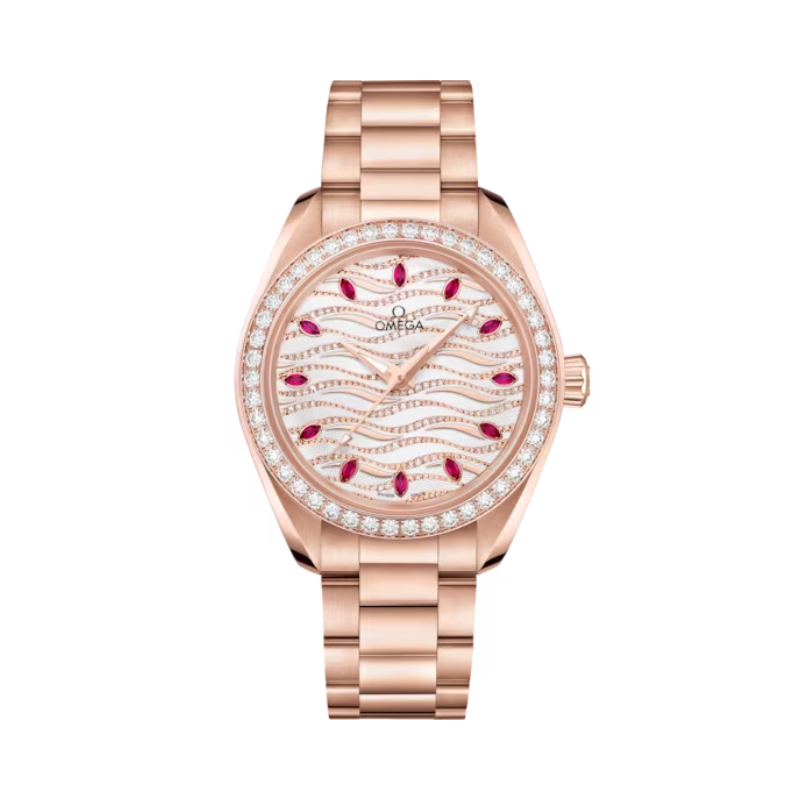 SEAMASTER AQUA TERRA 150M 34 MM SEDNA™ GOLD WITH WHITE DIAL