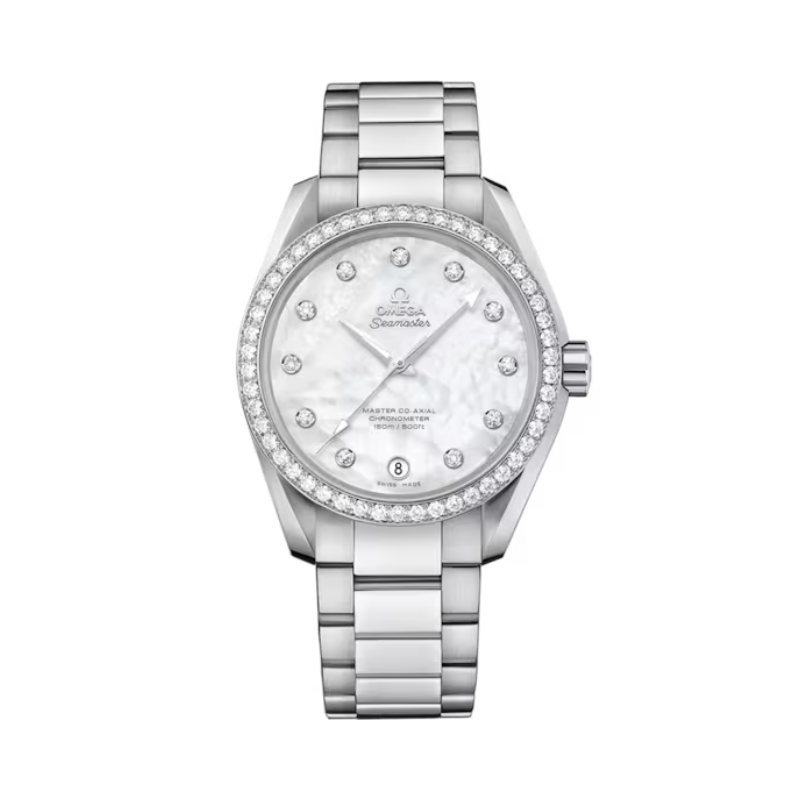 SEAMASTER AQUA TERRA 150M 38 MM STAINLESS STEEL WITH MOTHER OF PEARL DIAL