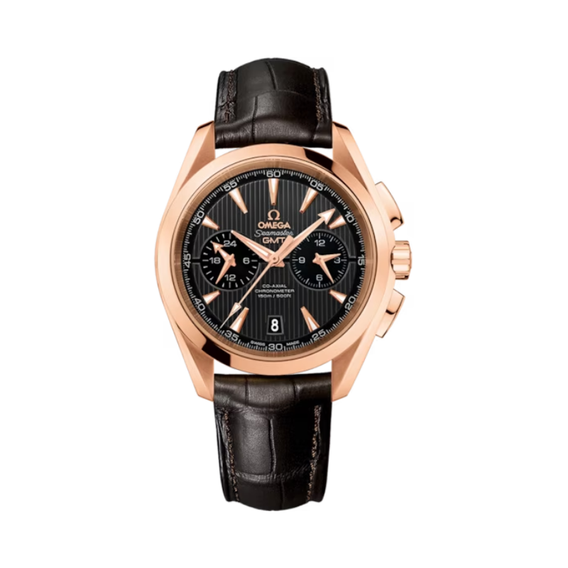 SEAMASTER AQUA TERRA 150M GMT 43 MM RED GOLD WITH GREY DIAL