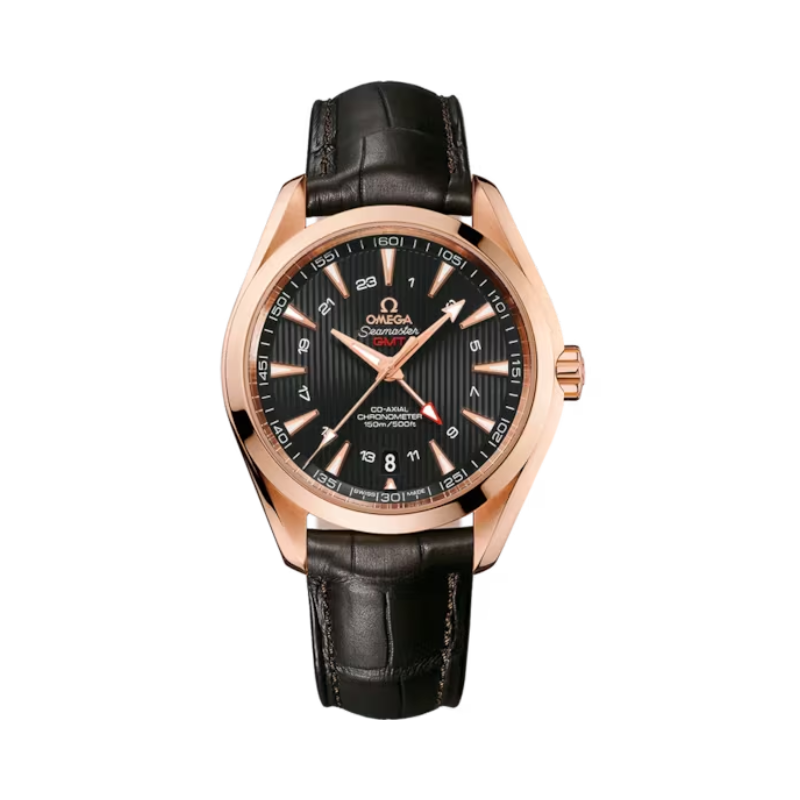 SEAMASTER AQUA TERRA 150M GMT 43 MM RED GOLD WITH GREY DIAL