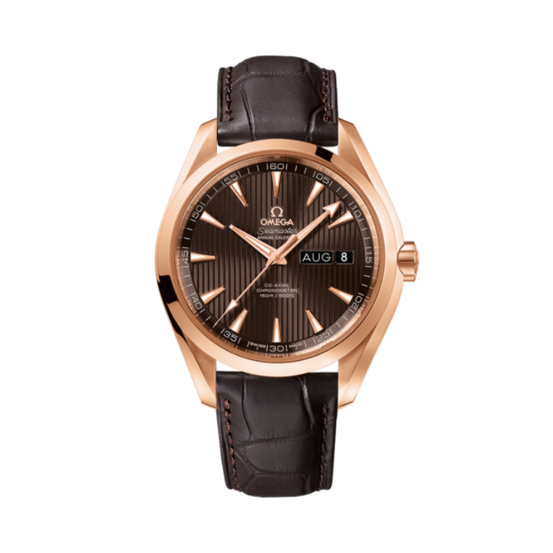 SEAMASTER AQUA TERRA 150M 43 MM RED GOLD WITH GREY DIAL