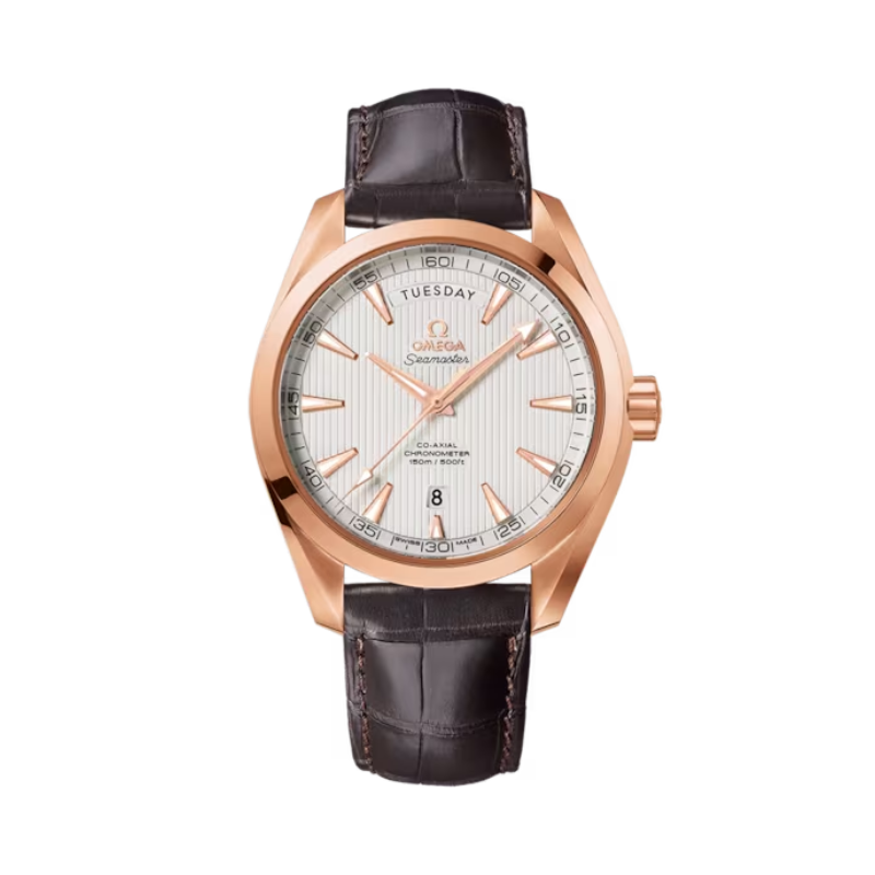 SEAMASTER AQUA TERRA 150M 41 MM RED GOLD WITH SILVER DIAL