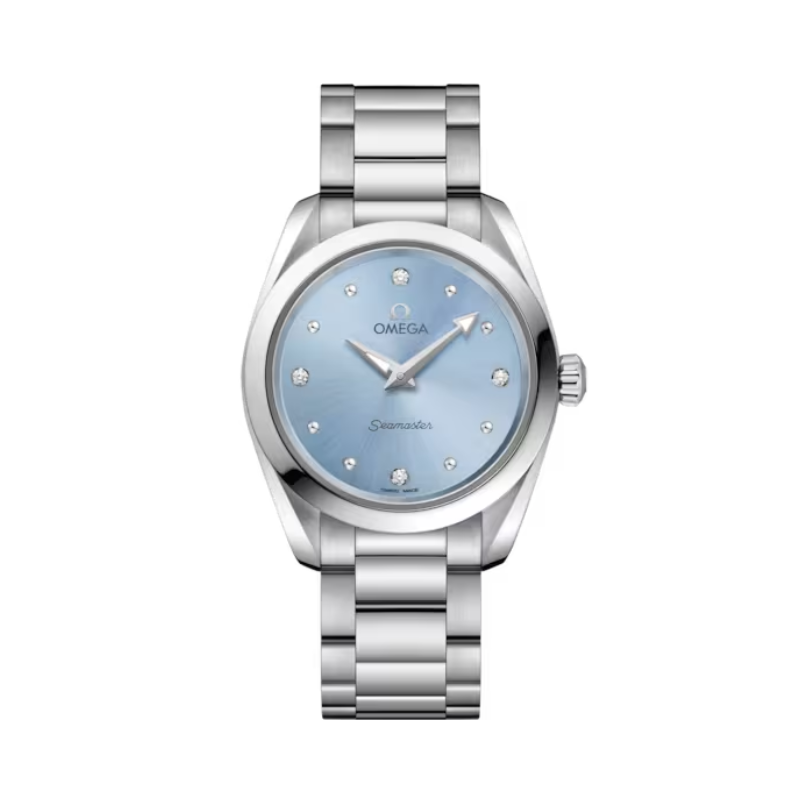 SEAMASTER AQUA TERRA 150M 28 MM STAINLESS STEEL WITH BLUE DIAL