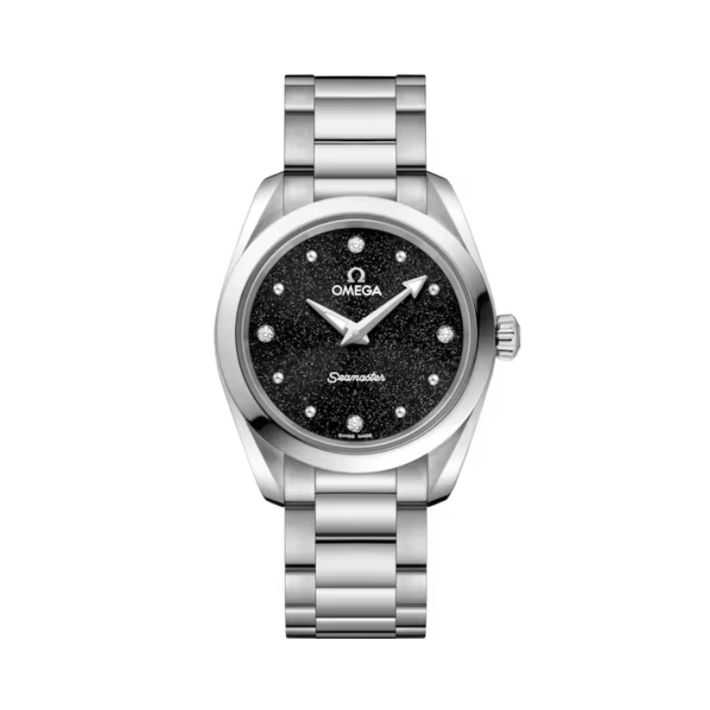 SEAMASTER AQUA TERRA 150M 28 MM STAINLESS STEEL WITH BLACK DIAL