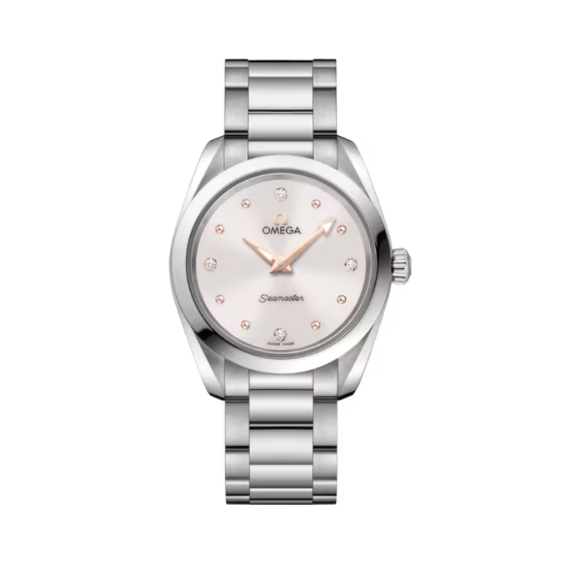 SEAMASTER AQUA TERRA 150M 28 MM STAINLESS STEEL WITH WHITE DIAL