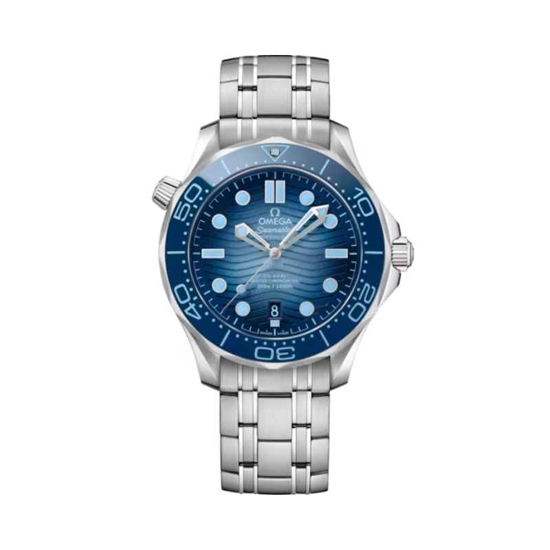 SEAMASTER DIVER 300M SUMMER BLUE 42 MM STAINLESS STEEL WITH BLUE DIAL