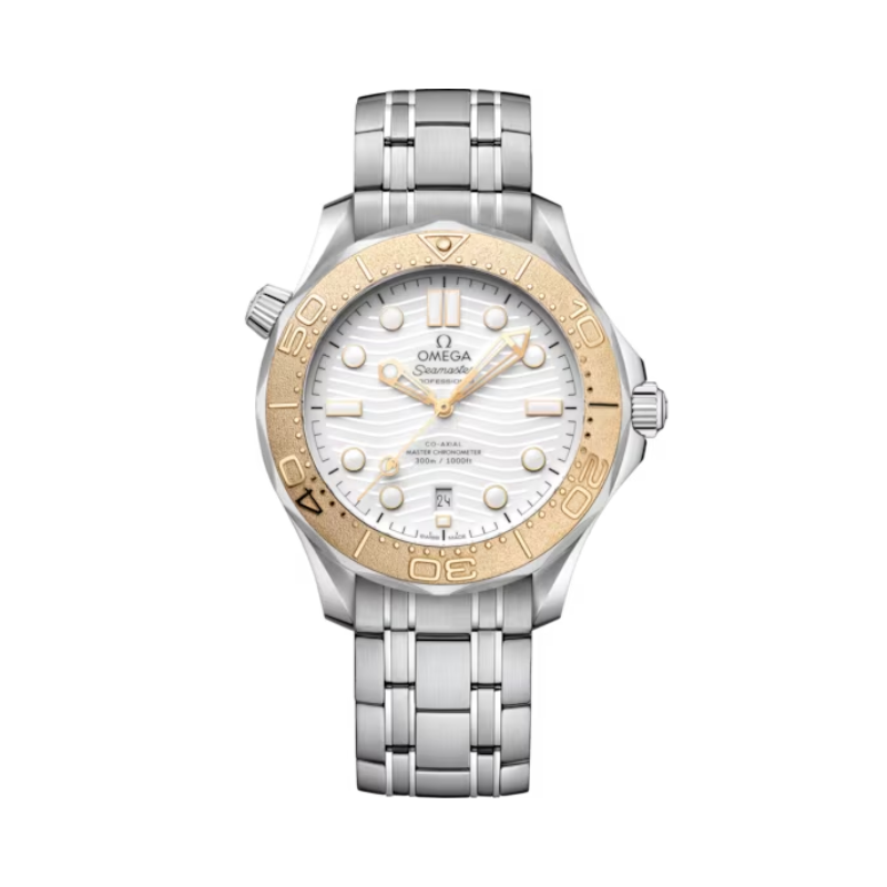 SEAMASTER DIVER 300M PARIS 2024 42 MM STAINLESS STEEL - MOONSHINE™ GOLD WITH WHITE DIAL