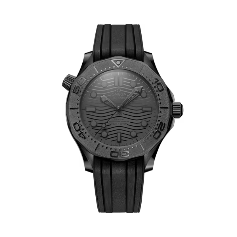 SEAMASTER DIVER 300M BLACK BLACK 43 MM BLACK CERAMIC WITH BLACK DIAL