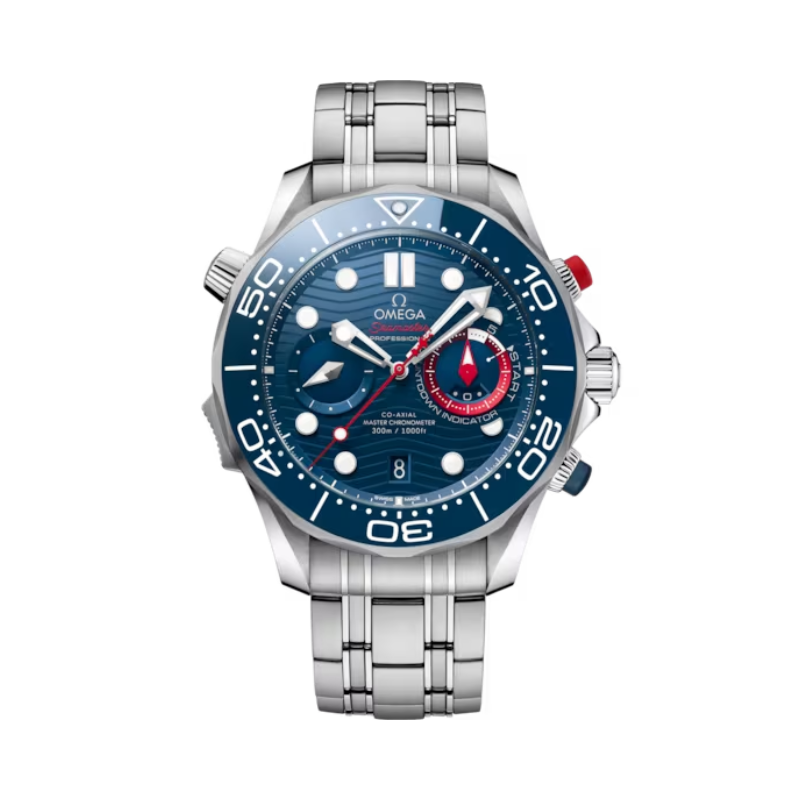 SEAMASTER DIVER 300M AMERICA'S CUP 44 MM STAINLESS STEEL WITH BLUE DIAL