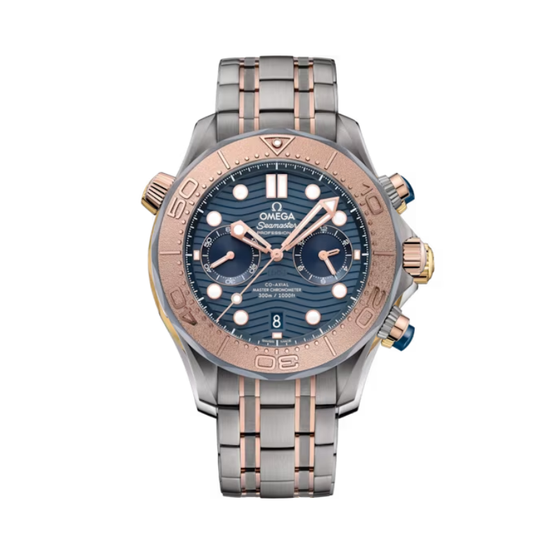 SEAMASTER DIVER 300M 44 MM TITANIUM - SEDNA™ GOLD WITH BLUE DIAL