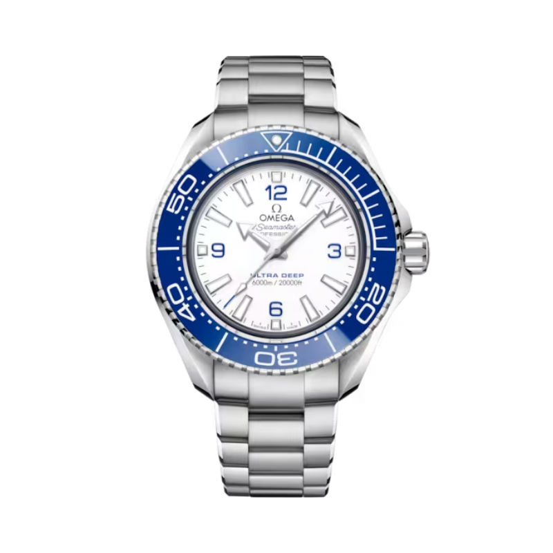 SEAMASTER PLANET OCEAN 6000M ULTRA DEEP 45 MM O-MEGASTEEL WITH WHITE DIAL
