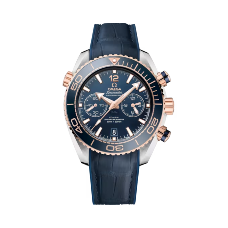 SEAMASTER PLANET OCEAN 600M 45 MM STAINLESS STEEL - SEDNA™ GOLD WITH BLUE DIAL
