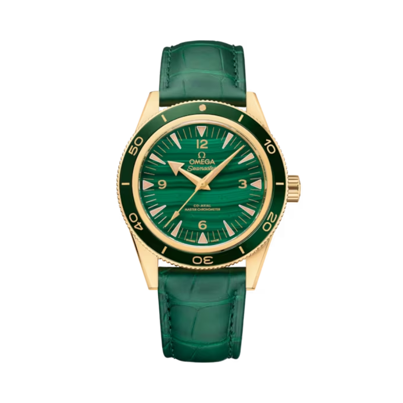 SEAMASTER 300 41 MM YELLOW GOLD WITH GREEN DIAL