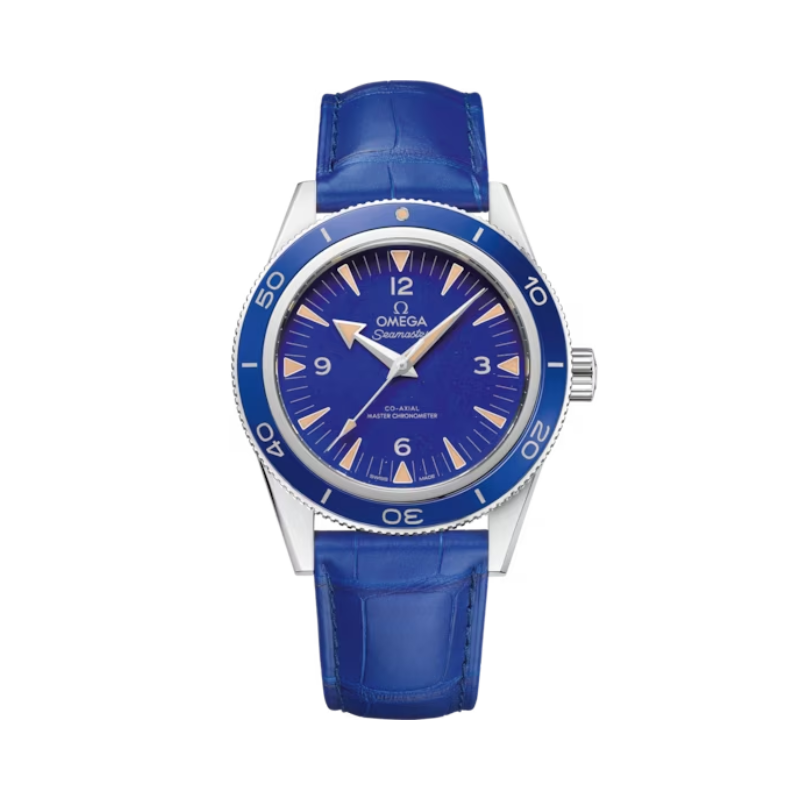 SEAMASTER 300 41 MM PLATINUM WITH BLUE DIAL