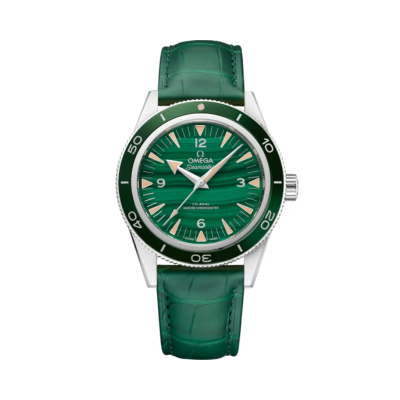 SEAMASTER 300 41 MM PLATINUM WITH GREEN DIAL