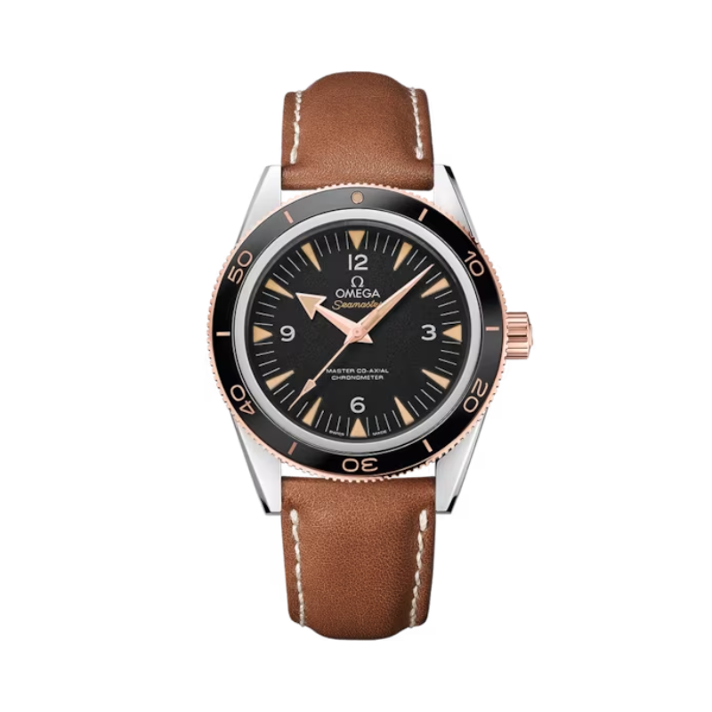 SEAMASTER 300 41 MM STAINLESS STEEL - SEDNA™ GOLD WITH BLACK DIAL