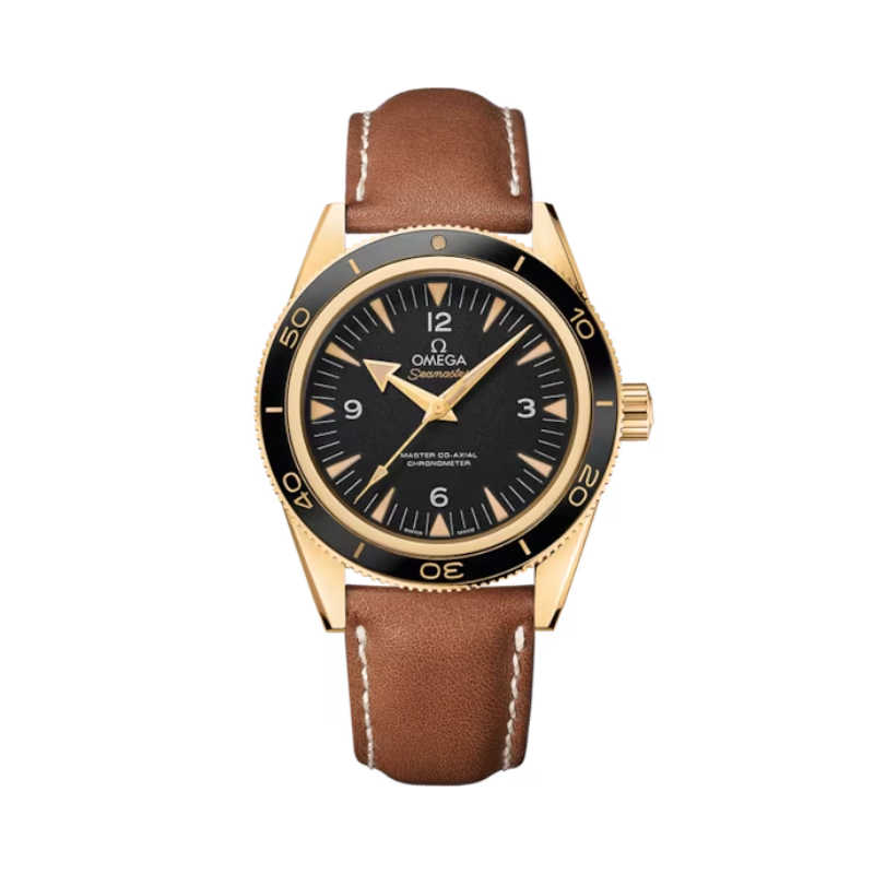 SEAMASTER 300 41 MM YELLOW GOLD WITH BLACK DIAL