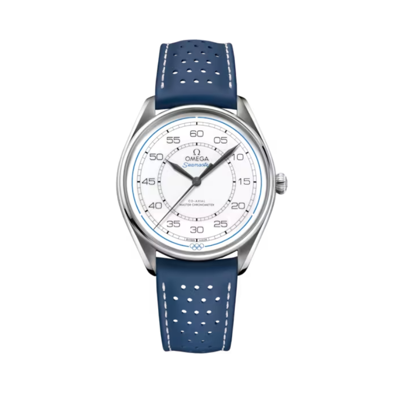 SEAMASTER OLYMPIC OFFICIAL TIMEKEEPER LIMITED EDITION SET 39 MM STAINLESS STEEL WITH WHITE DIAL