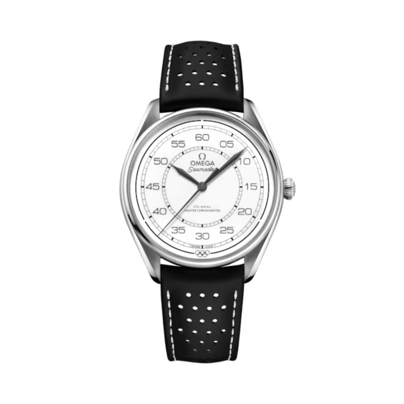 SEAMASTER OLYMPIC OFFICIAL TIMEKEEPER LIMITED EDITION SET 39 MM STAINLESS STEEL WITH WHITE DIAL