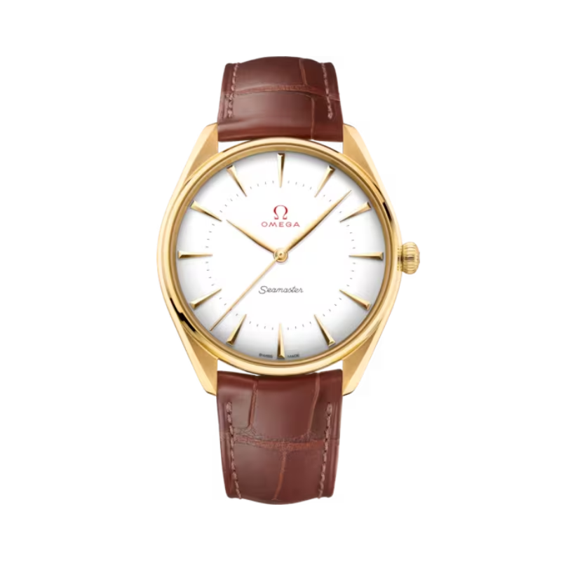 SEAMASTER OLYMPIC OFFICIAL TIMEKEEPER 39 MM YELLOW GOLD WITH WHITE DIAL
