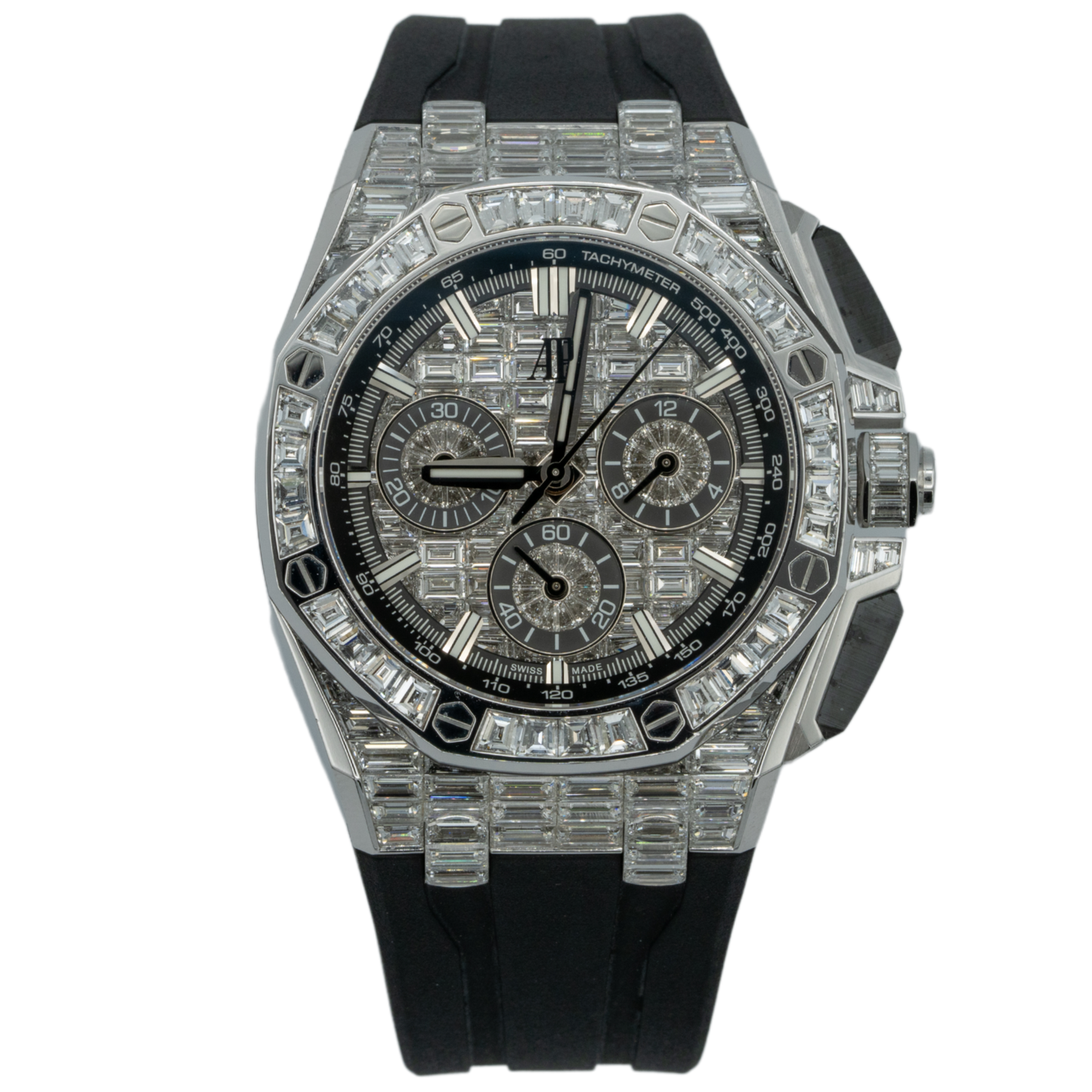 Audemars Piguet Royal Oak Offshore Ref. 26425BC.ZZ.D002CA.02 43MM White Gold Full Factory Baguette Setting