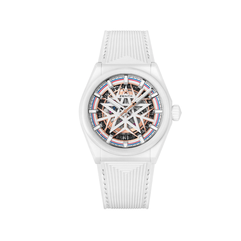 Zenith Defy Classic 41mm White Ceramic Skeleton Dial
