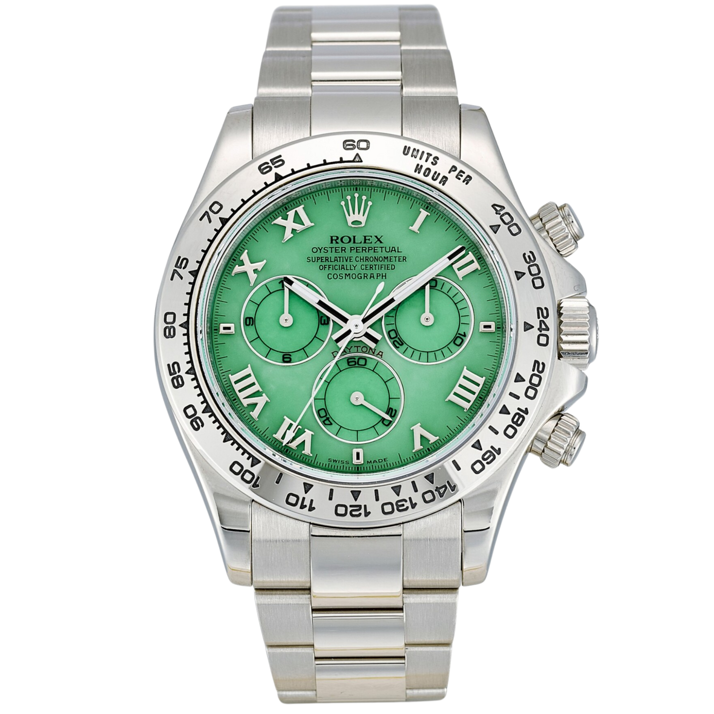 Rolex Daytona Ref. 116509 White Gold "Green Beach"