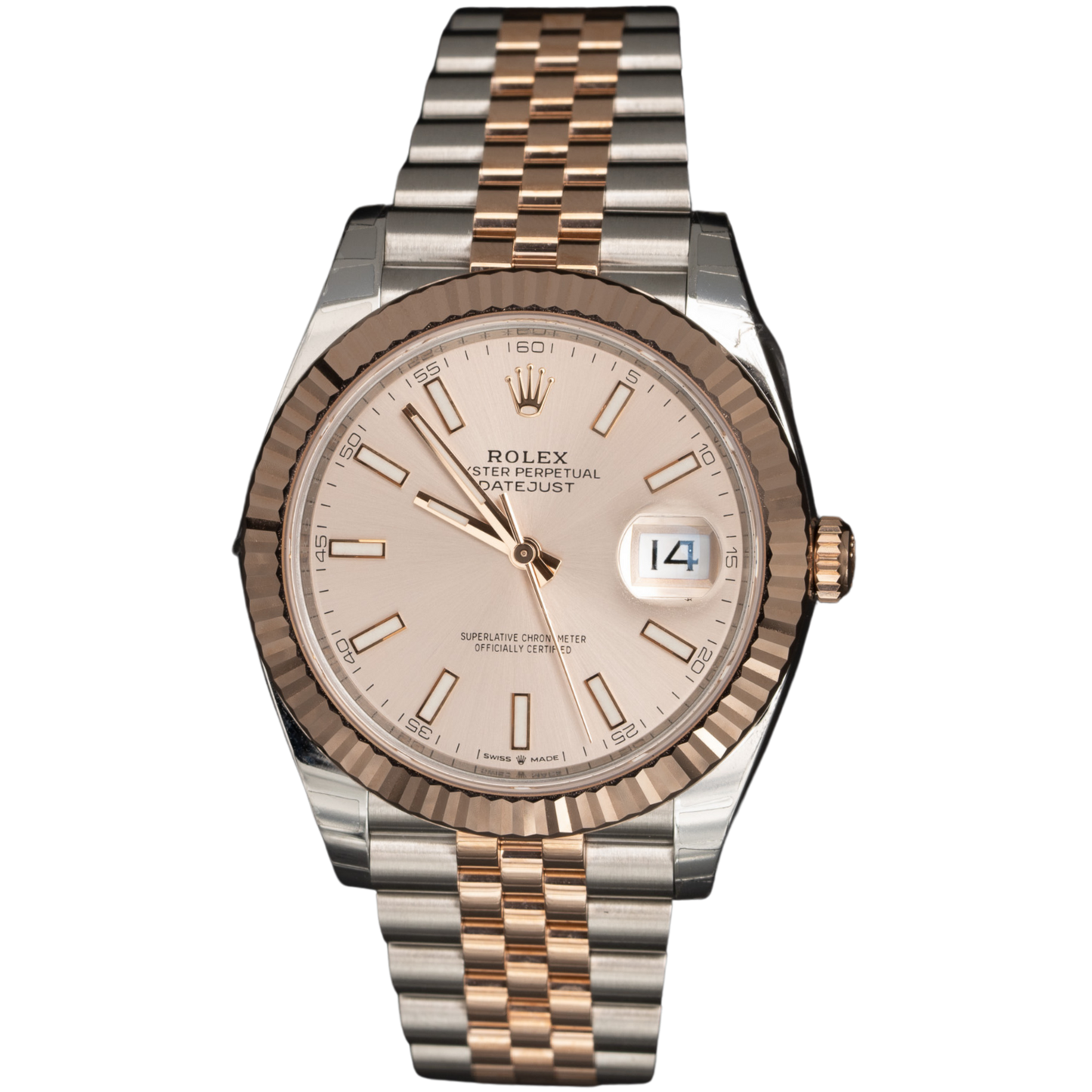Rolex Datejust Ref. 126331 Rose Gold Sundust Dial