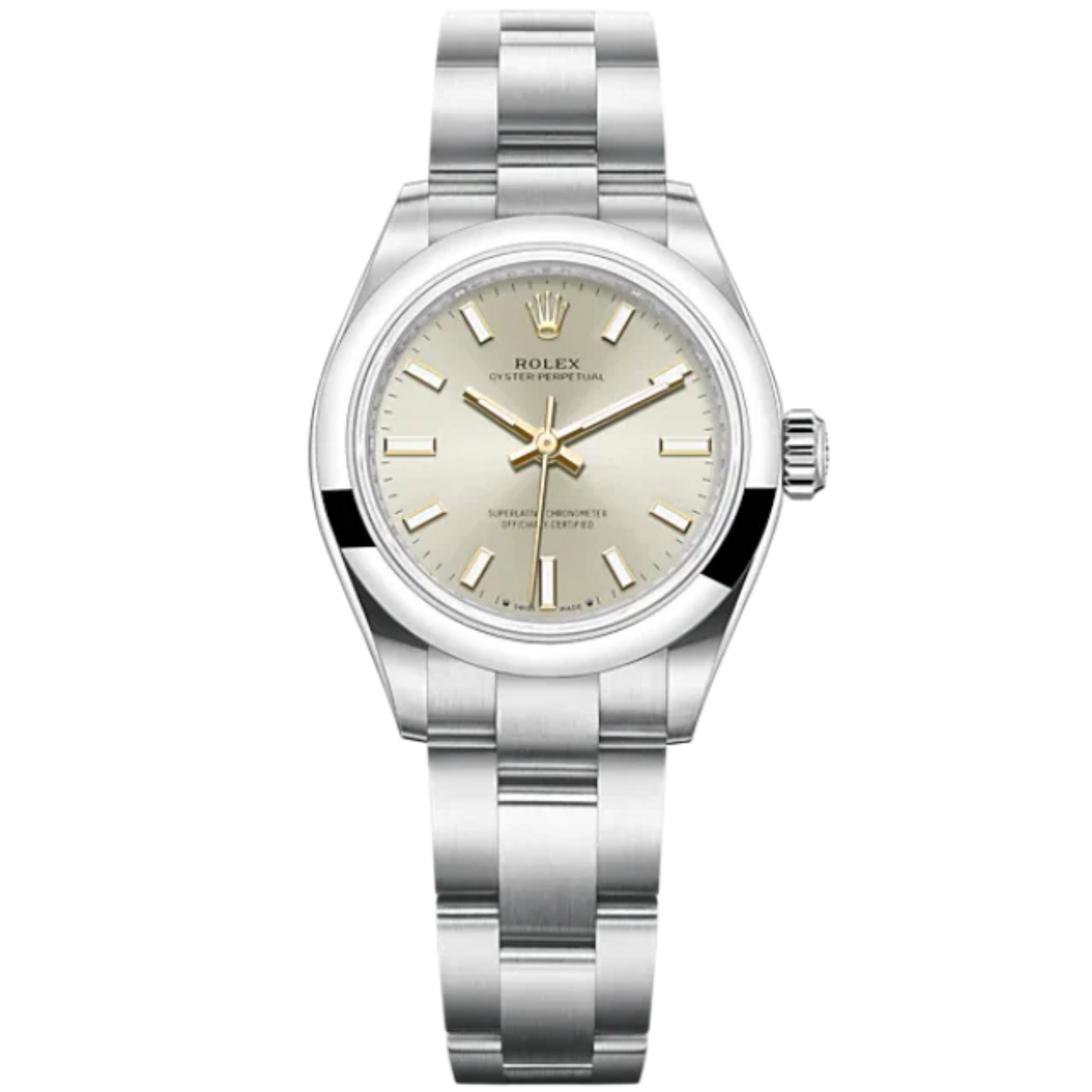 276200 28MM Oyster Perpetual Silver Dial on Oyster