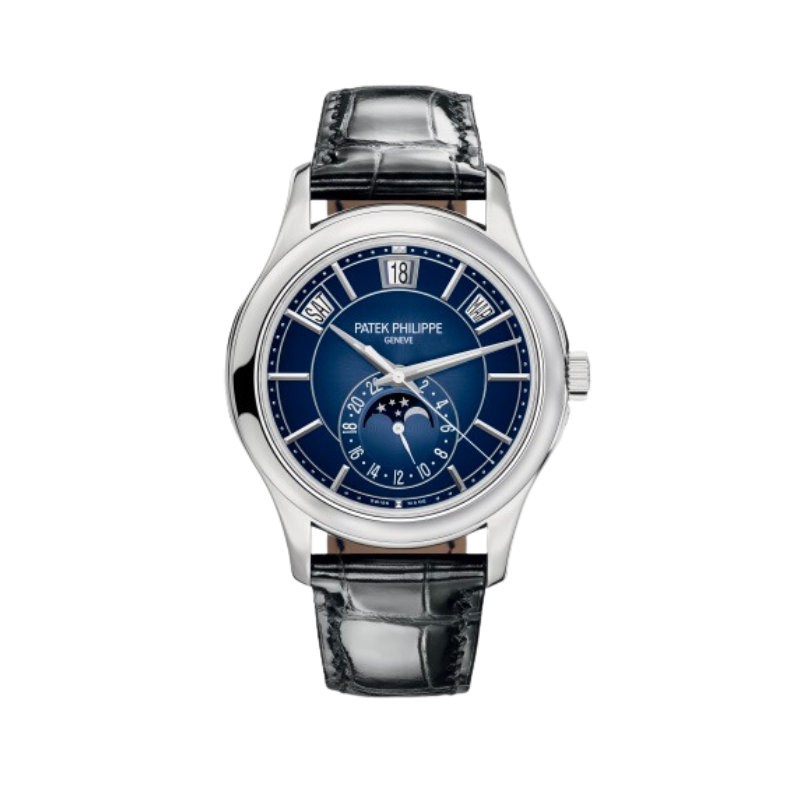 5205G White Gold Annual Calendar Blue Dial