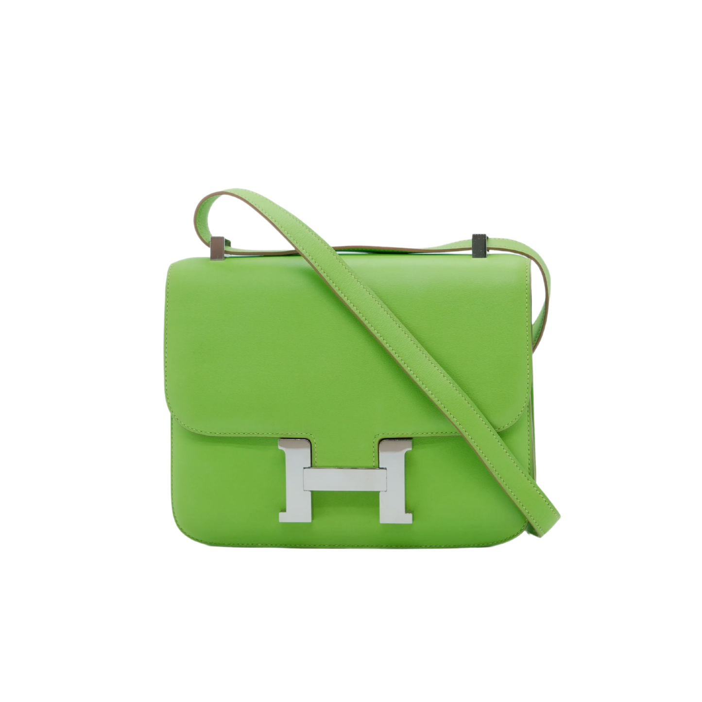 Hermes Constance 24 Vert Cru Evercolor Leather