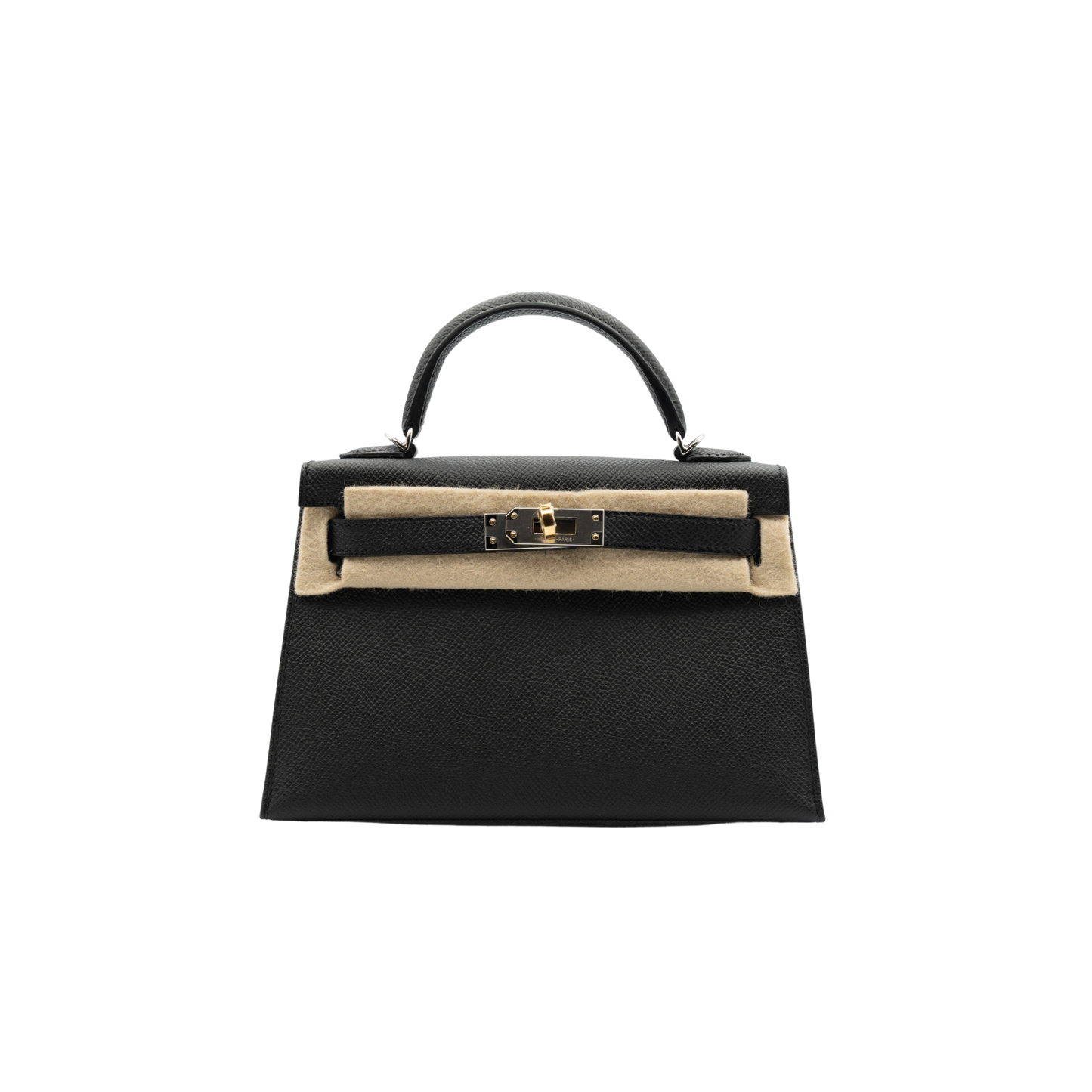 Hermes Birkin K20 Mini Kelly Noir Electrum Hardware
