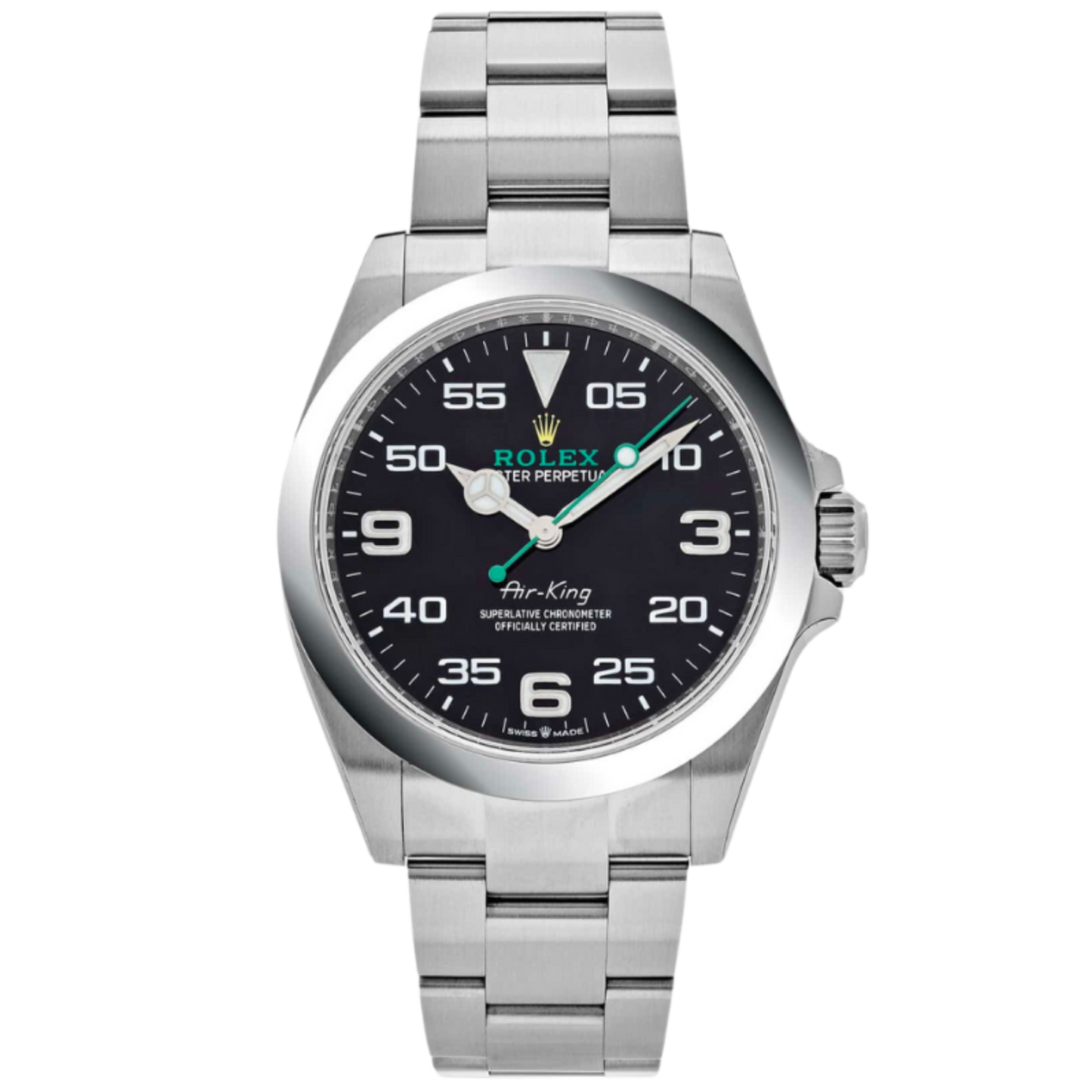 Rolex 116900 40MM Stainless Steel Air King Black Dial