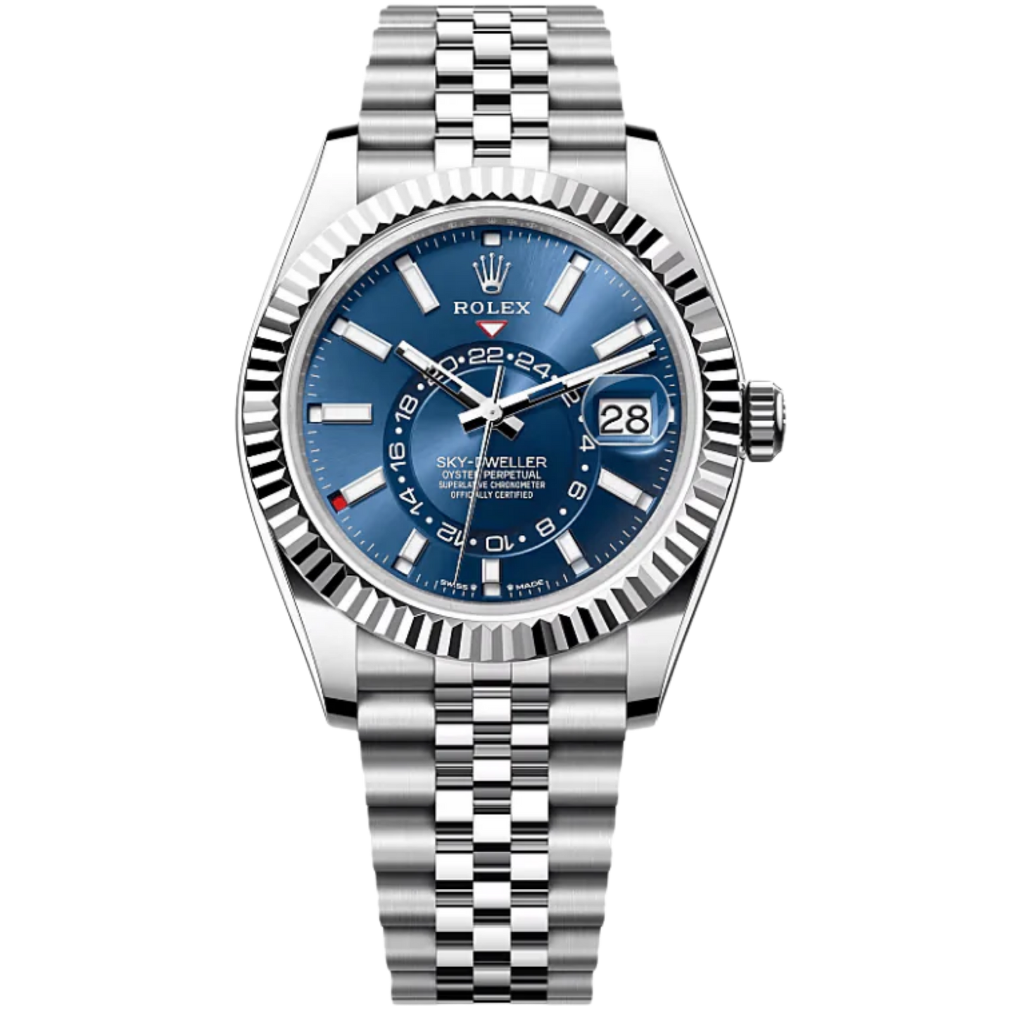 Rolex SkyDweller 336934 42mm Steel Jubilee Blue Dial